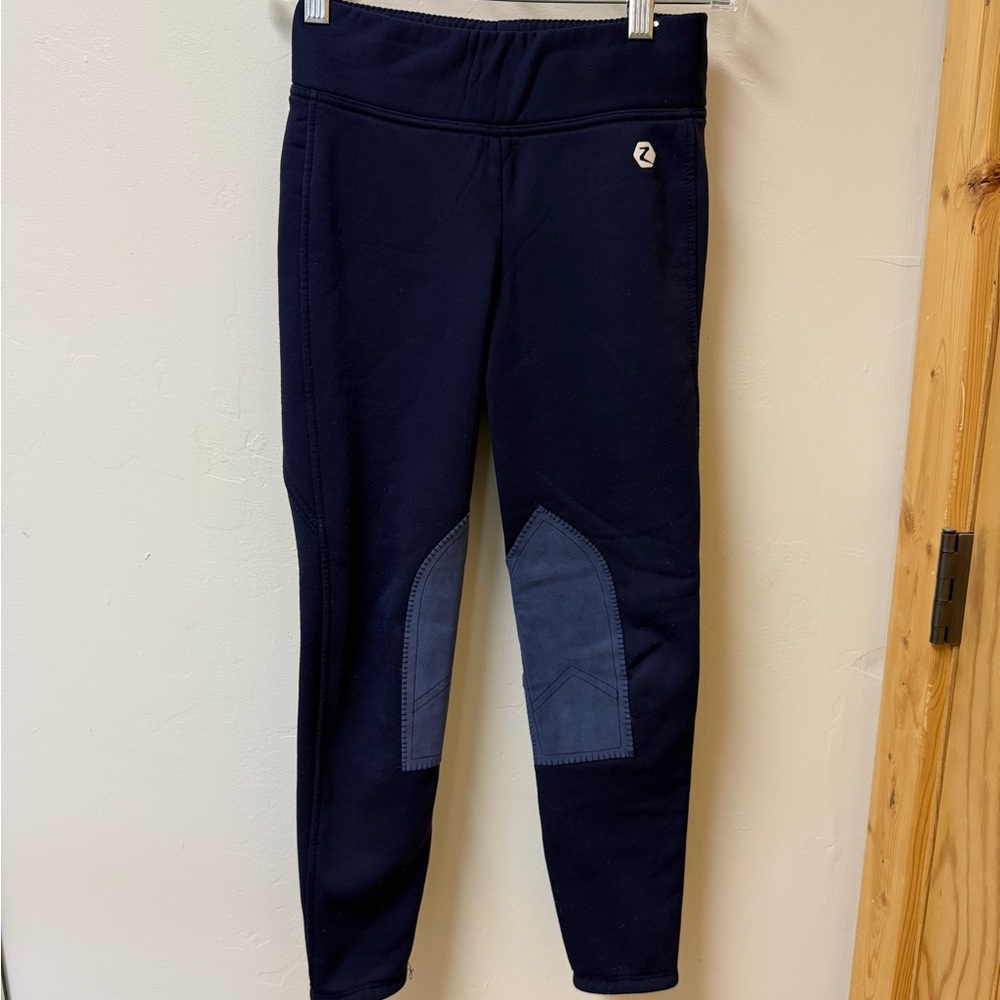 Horze Winter Fleece-lined Equestrian Riding pants Size Youth Large